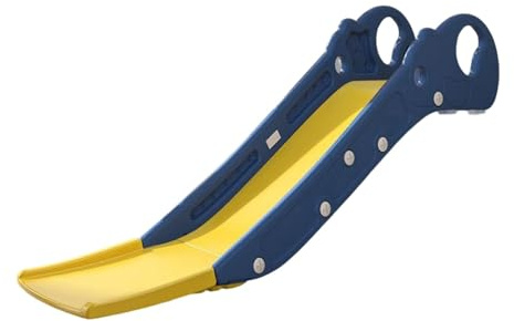F Fityle Toboggan pour enfants, utilisable avec les lits, les escaliers, les tables de chevet et les escaliers élargis. Jouet d'intérieur pour petites, Bleu