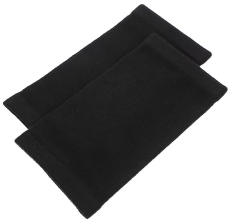 PACKOVE 2 Pezzi Tutore per Caviglia Elastico Nero Cuscinetto Ispessito, Protezione Termica e Supporto Antiscivolo per Sport e Attività Fitness