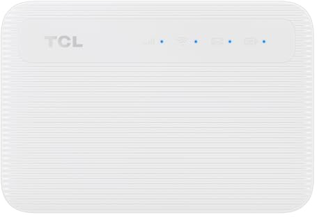 TCL LINKZONE MW63C – Tragbarer 4G mobiler LTE-WLAN-Router mit 300 Mbps Geschwindigkeit, Konnektivität für 32 Geräte und 8 Stunden Akkulaufzeit