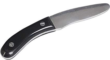 Ju-Sports Alumesser stumpf 25 cm 110 g - Trainingsmesser für Selbstverteidigungsübungen, Geeignet für Ju Jutso, Kendo und weitere Kampfsportarten