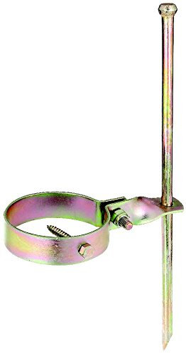 GAH-Alberts 204860 Schaukelanker, für die Befestigung am Boden, galvanisch gelb verzinkt, 400 mm / Ø90 mm