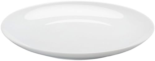 Arzberg Cucina Plato, Plato para Comer, Plato Llano, Plato de Porcelana, Bianca, Porcelana, 26 cm, 42116-800001-10226