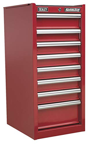 Sealey Ap33589 Hang-On Chest 8 Drawer With Ball Bearing Runners - Red