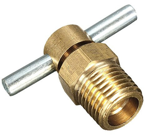 EsportsMJJ Vanne De Vidange en Laiton 1/4 Pouce Npt pour Partie De Remplacement De Réservoir d'air Compresseur