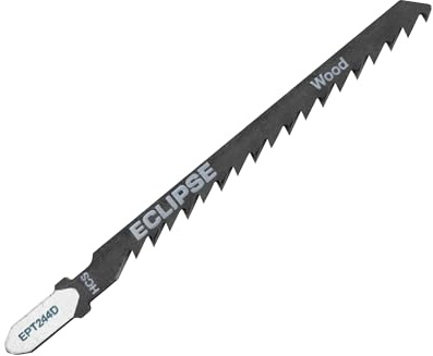 Eclipse Professional Tools EPT244D 5 Stück 6 TPI Schneller Kurvenschnitt Stichsägeblätter für Holz (100 mm)