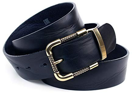 Anthoni Crown Herren F4TV.380 Gürtel, Blau (Dunkelblau 080), 673 (Herstellergröße: 85)