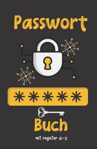 Passwort Buch mit Register a-z: passwörter buch a5 . internet buch mit abc register . Geschenk ideen geburtstagsgeschenk , Vatertagsgeschenk , muttertagsgeschenk