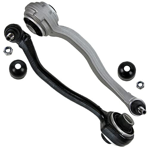 BESTPRICE 1x Querlenker Vorderachse oben rechts, 1x Querlenker Vorderachse unten rechts Kompatibel mit MERCEDES-BENZ C-Klasse (W203) (CL203) (S203), CLC (CL203), CLK (C209) (A209), SLK (R171)