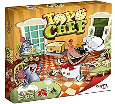 Cayro – Topo Chef – Brettspiel für Kinder – Entwicklung kognitiver Fähigkeiten – Kochen Lernen durch Spielen – fördert kulinarische Kreativität – lehrreiches und unterhaltsames Spiel