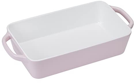 RESTO Fuente para horno – Molde para lasaña, molde para pan, lasaña, pan y mucho más | rectangular de cerámica para pan, lasaña, brownie, etc. | (2,9 l – 400 x 78 x 207 mm)