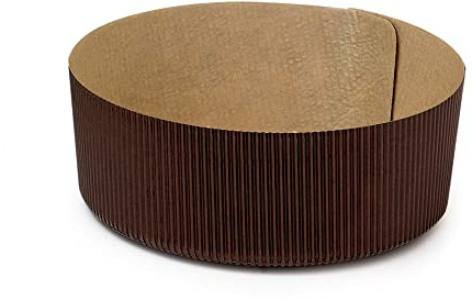 Decora 0320140 55 PCS RUNDE NIEDRIGE PAPIER-BACKFORM Ø 15,5 X H 5 CM - 500 G