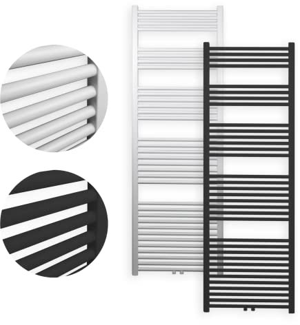 Badheizkörper Handtuchheizkörper alle Größen/Typen Bad Heizung weiß/Anthrazit NEU Handtuchwärmer (400 x 1600 mm, weiß)