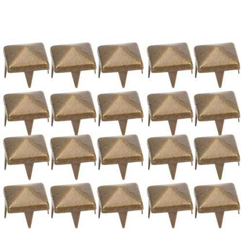 nietenzange set kleidung, nietenzange set, Spike Nieten, 400 Sets Bronze 4mm DIY Leathercraft Spike Nieten Spike für Punk Kleidung Accessoires DIY Craft Decor, Kleidung, Schuhen, Taschen, Armbändern
