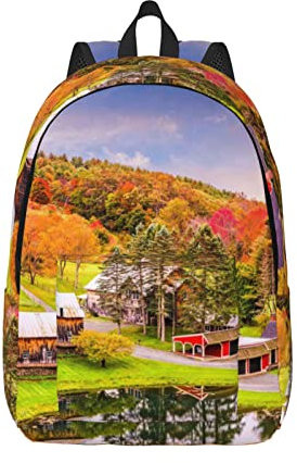 KoNsev Country Farm Laptop-Rucksack, Reiserucksack, Arzttasche, schwarz, Rucksack, stilvoll, leicht und funktional, Schwarz , S
