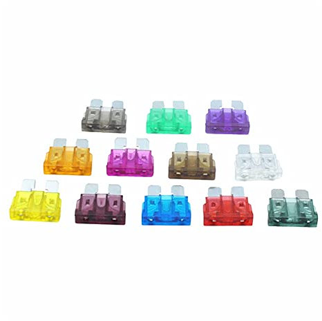 GATSUN Sicherung 10 Stück Medium Auto Sicherungen Sortiment Standard Sicherung 5A 10A 15A 20A 25A 30A Auto Auto LKW Sicherung Set Auto Flachsicherungen (Size : 1A)