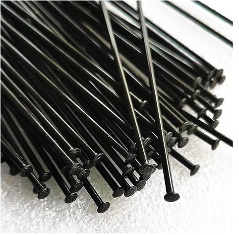 LMDO 20 Stück Fahrradspeichen, Stahldraht, Speichen aus Edelstahl, 14 G, 2,0 mm, gerader Kopf, gerader Kopf, runde Speichen, Fahrradzubehör (Farbe: 288 mm)
