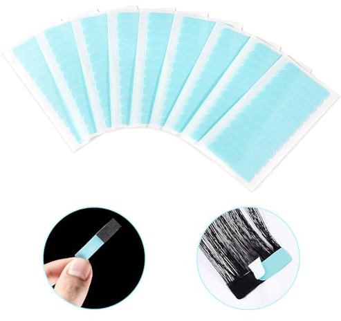 120 unidades de cinta adhesiva para extensiones de cabello, cinta adhesiva de repuesto para extensiones de cabello, cinta adhesiva para extensiones de cabello (4 x 0,8 cm)