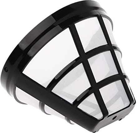Filtre à café, réutilisable, en plastique, avec poignée, lavable, filtre à café en acier inoxydable, réutilisable