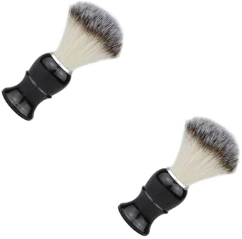 DOITOOL 2stücke Herren Bartpflege Bürste Professionelle Rasierpinsel Für Männer Mit Weichen Borsten Für Gesichtsreinigung Und Bartstyling Tragbar Und Hautfreundlich