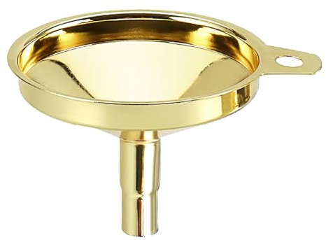 Embudo De Cocina De Acero Inoxidable, Embudos Pequeños Dorados, Mini Embudo De Metal Para Alimentos, Embudo Cónico Chapado En Oro, Aceite Para Pulir, Embudo De Vino Para Enlatar Herramientas De Cocina
