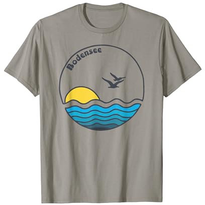 Bodensee - Baden-Württemberg Bayern Wassersport Urlaub T-Shirt