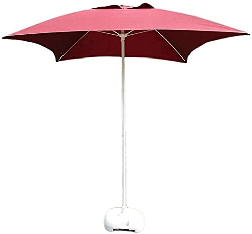 IUokLU Sonnenschirm, Gartenschirm, quadratisch, für Terrasse, Gartentisch, perfekt für den Außenbereich, Strand, kommerzielle Veranstaltungen, Märkte, Swimmingpools, 200 cm
