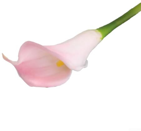ZYWUOY Künstliche Blumen, Kunststoff, UV-beständig, Seidenblumen, künstlicher Garten, Latex, Calla-Lilienstrauß für Hochzeitsblumenarrangement (lila)