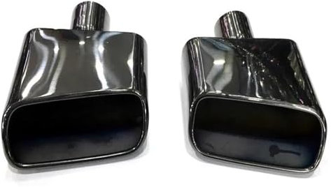 MIAOLISI Auspuff Schalldämpfer Für 5er F10 F11 F18 F07 E39 E60 E61 525i 528i 530i 535d 535i Auspuffspitze 1 Paar Auto-Schalldämpferspitzenabdeckung Auspuffrohr