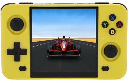 Console di Gioco Portatile, Schermo da 4 Pollici e Design Vintage Rocker, Oltre 10.000 Giochi Integrati, Console di Gioco Portatile Open Source per L'intrattenimento, 16G+64G