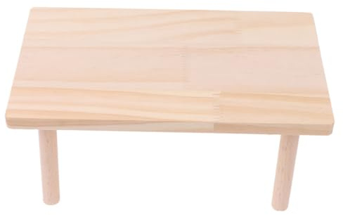 FONDOTIN Hamsterkäfig Holzplattform 25x15x5,3 Zoll Nagersicher Und Glatt Praktische Etage Für Hamstergehege Und Kleintierzubehör