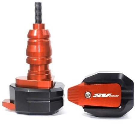 TYSMYXGS Rahmen Schieberegler Motorrad-Sturzschutz Für Suzuki SV650 / S SV 650 / SV650 SV650S, Sturzpads, Verkleidungsschutz, Crashpad-Schutz Absturzsicherung(Orange)