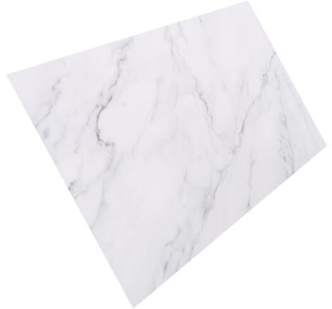 ORFOFE Plateau Marbre Naturel Rectangulaire pour Cuisine et Salle de Bain Planche de Rangement Pratique pour Viande et Surface et Facile à Nettoyer