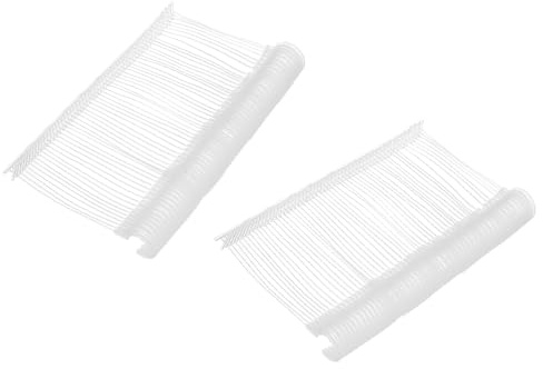 QUARKZMAN 1000 Pcs Attaches J Hook, 50mm Transparent Recharge Pour Pistolet Étiqueteur Attaches Standard Barbes Pour Étiquetage Attaches En Pour Vêtements Recharges Étiquette Prix