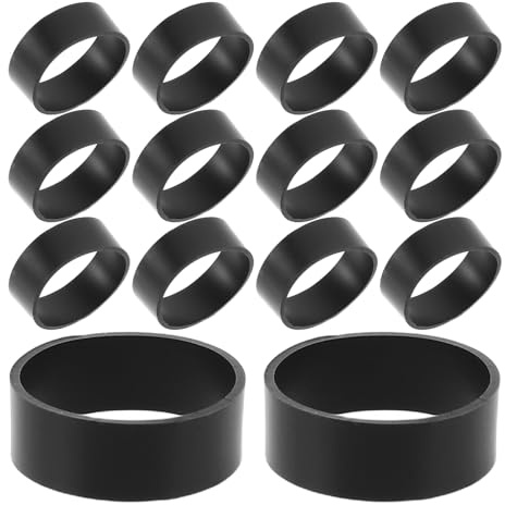 LABRIMP 500 Bridas de Goma para Cables: Pequeñas Bandas Elásticas Antideslizantes de Silicona para La Gestión de Cables, Bandas de Goma Planas Y Gruesas para El Hogar, La Oficina Y La Escuela, 12 X