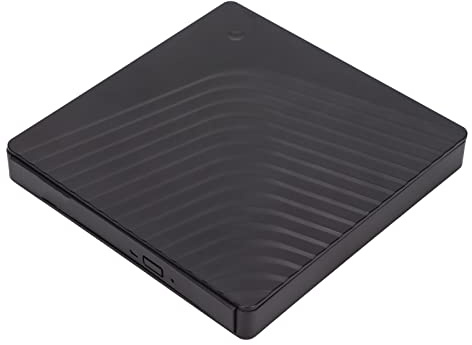 BONKZEBU Extern DVD-enhetslåda Bärbar Bärbar Dator Optisk Enhet USB3.0/USB2.0 5 Gbps-hölje för 12,7 Mm DVD RW-enhet, Bra Kompatibilitet för /-användare
