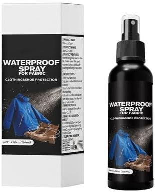 Protective Waterproof Spray - 120ml Outdoor Fabric Coating, Water Resistant Agent, Portable Rainproof Solution with Easy Spray Design | 120ml Waterproof for Jackets Windbreakers Tents Bac