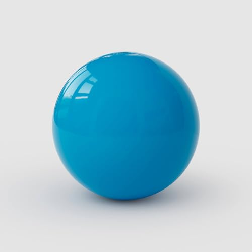 Play Juggling - Balle de jonglage pour Jongleur Modèle Contact Stage Ball - Couleurs UV (100mm (200gr) - Bleu