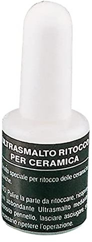 Smalto pittura speciale per il ritocco delle ceramiche boccetta da 20 ml dotato di pennellino per l'applicazione