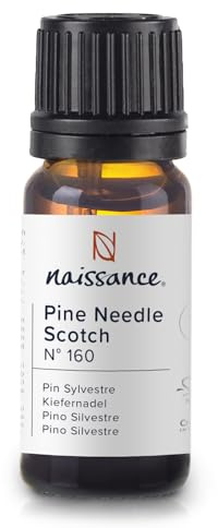 Naissance Aceite Esencial de Pino Escocés (No. 160) - 10ml - Puro, Natural, Vegano & No Diluido - Para Quemador, Humificador, Aromaterapia, Difusor, Masajes Corporales - Velas, Jabon, Baño