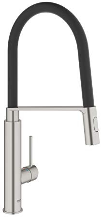 Grohe Concetto Küchenarmaturen - Einhand-Spültischbatterie (DN 15, supersteel, Einlochmontage) 31491DC0