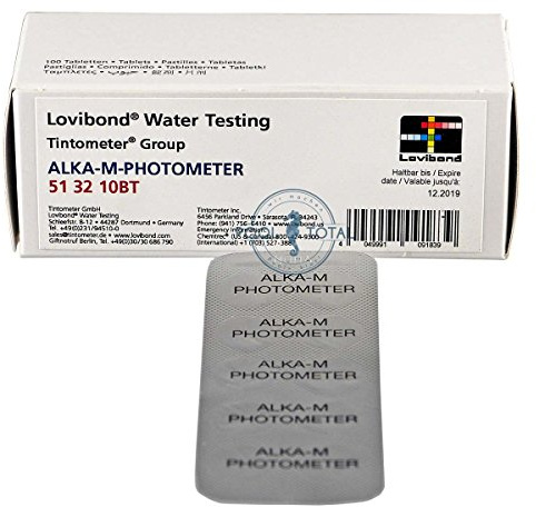 Lovibond Alka-M Photometer 250 Tabletten (25 Streifen) by Pool Total | Markenqualität Tintometer