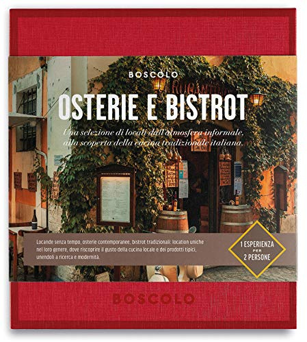 Boscolo Gift Osterie e Bistrot | Cofanetto Pranzo o Cena in ristoranti della Tradizione Italiana | Idea Regalo Compleanno | 60+ proposte in Tutta Italia | Esperienza di 1 Giorno