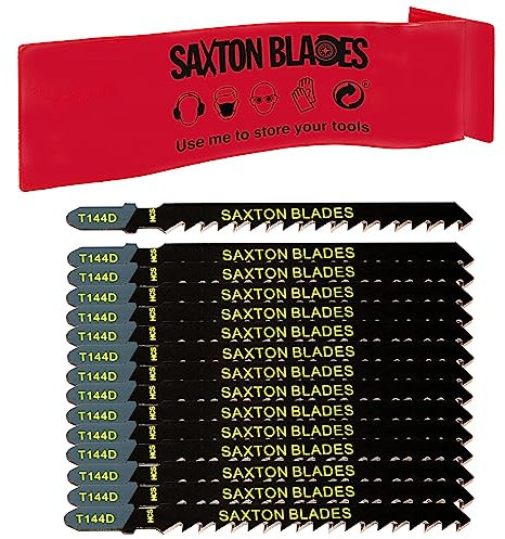 15 x Saxton Jigsaw blades Wood T144D fit Bosch, Dewalt, Hitachi, Makita, Festool, Milwaukee etc