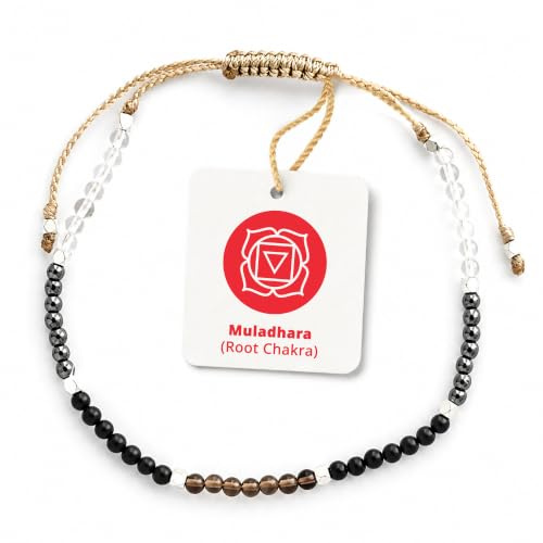 BALIPURA Multi-Chakra Armband für Frauen - Heilkristall & Naturstein Schmuck - Personalisierte Geschenke für Frauen mit winzigen 2mm Perlen in 925er Sterling Silber