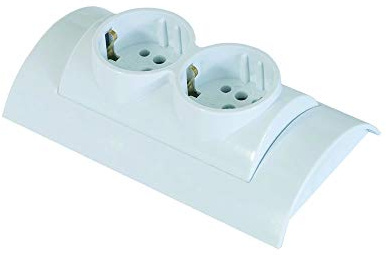 2-fach Aufputz Schuko Steckdose NEU Aufputz Schuko Steckdosen 2 Steckplätze CE (2-fach)