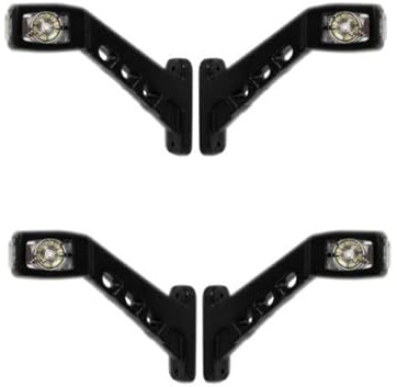 4 pcs 14 Led Side Outline Stalk Marker Lights Lamp Indicator Trailer Truck 12v 24v