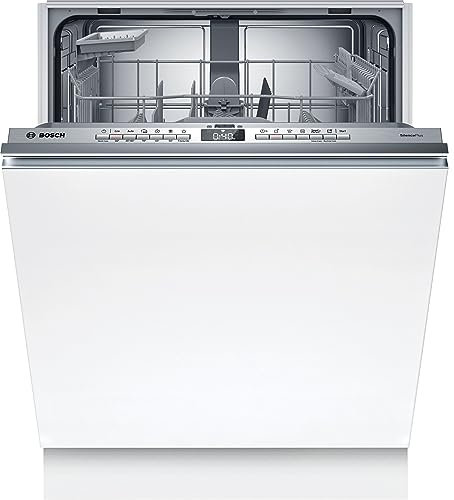 Bosch SMV4HAX19E Serie 4, Lavastoviglie da incasso a scomparsa totale, Home Connect, InfoLight, Programma Preferito, Diagnostica da remoto, Assistente al lavaggio, 60 cm