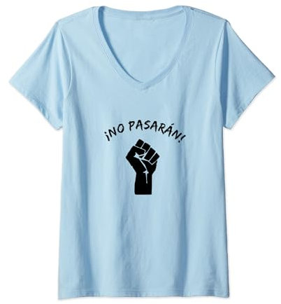 ¡No Pasaran! Camiseta Cuello V