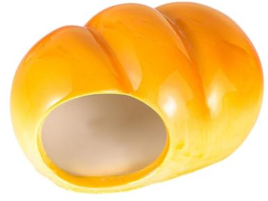 rockible Keramik Hamsterhaus, Hamsterhaus, Entzückendes Kühlbett, Haus für Kleintiere, Hamsterlebensraum, Käfig für Kleintiere, Langes Brot