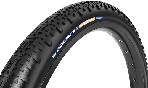 Panaracer Gravelking X1 Plus TLR Tubeless Ready Folding Tyre - ZSG Gravel Compound -Puncture Resistant - Beadlock Technology - 120Tpi TuffTex+ Double Layer Casing - Gravel Cycling Tyre
